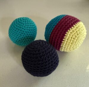 Pelota x 3 multicolor